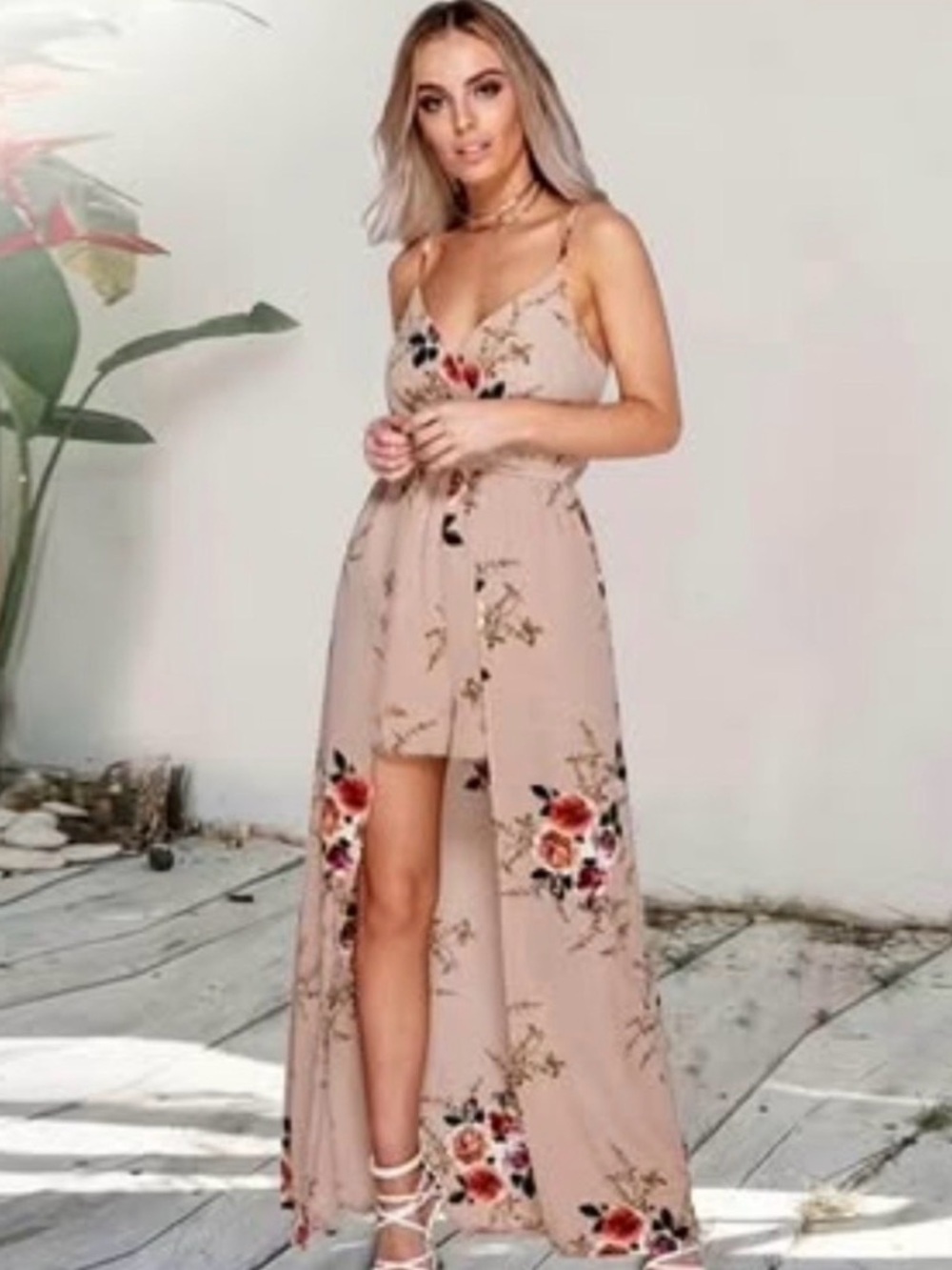 🆕 Floral Romper Dress - Picture 4 of 5